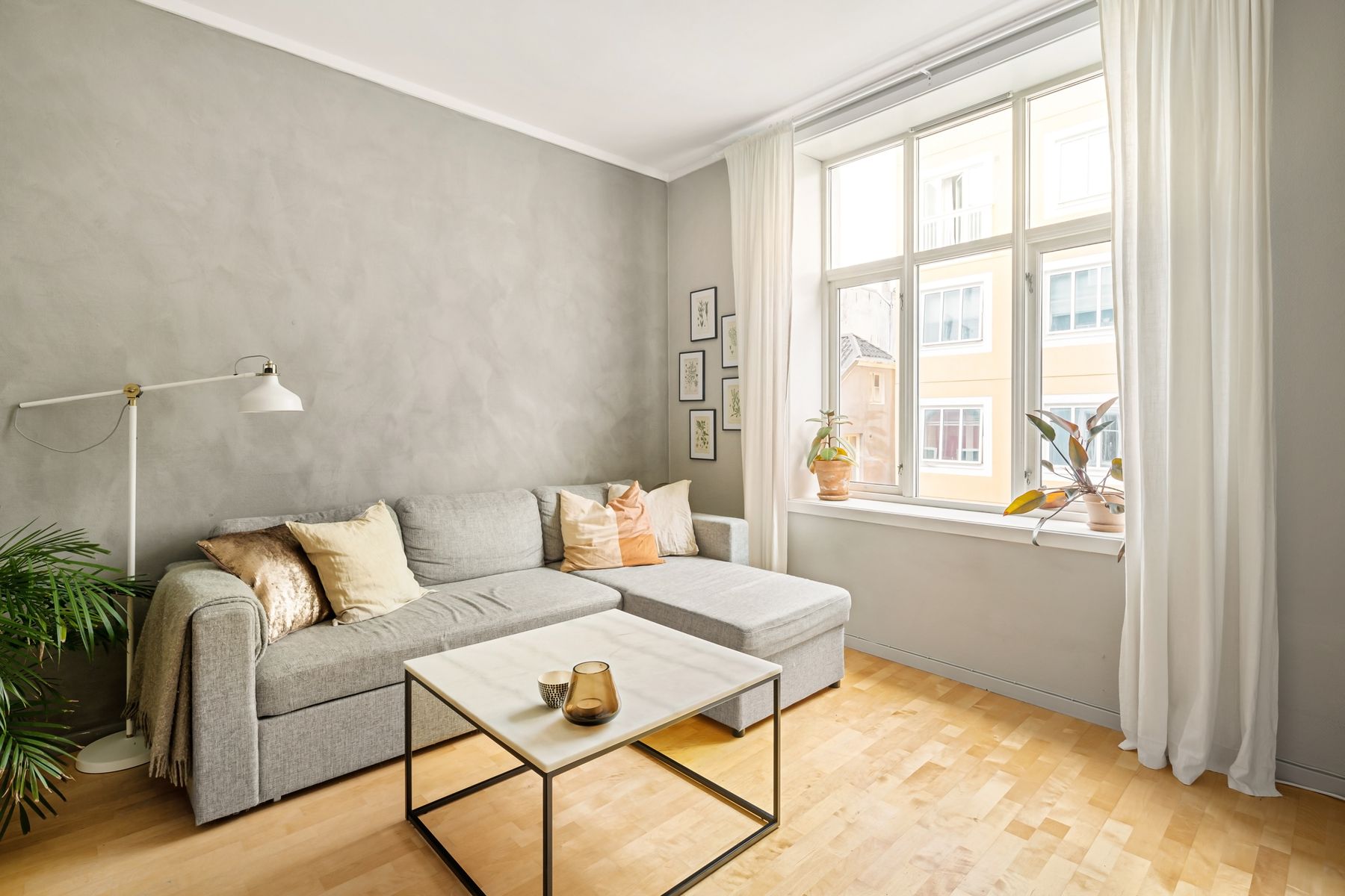 A bright, spotless living room after a Cleaning Gurus visit